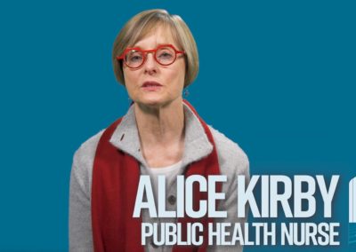 Public Health Nurse Alice Kirby explains COVID-19 in a short video