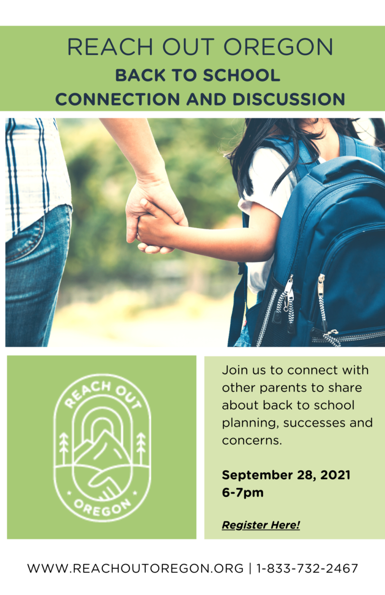 Join Us for a Back to School Connection and Discussion 8/28!