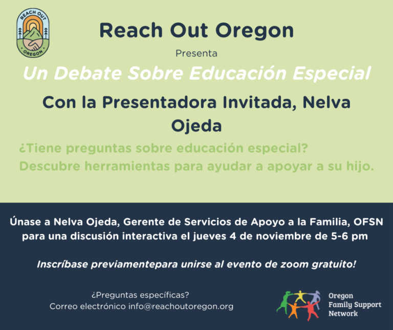 November 4 Spanish Discussion on Special Education