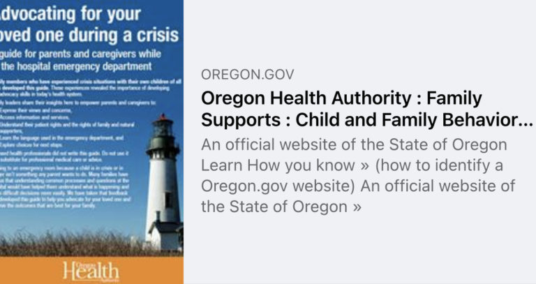 Mental Health Access For Youth in Oregon: A Weekly Meeting