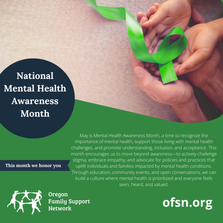 May is Mental Health Awareness Month