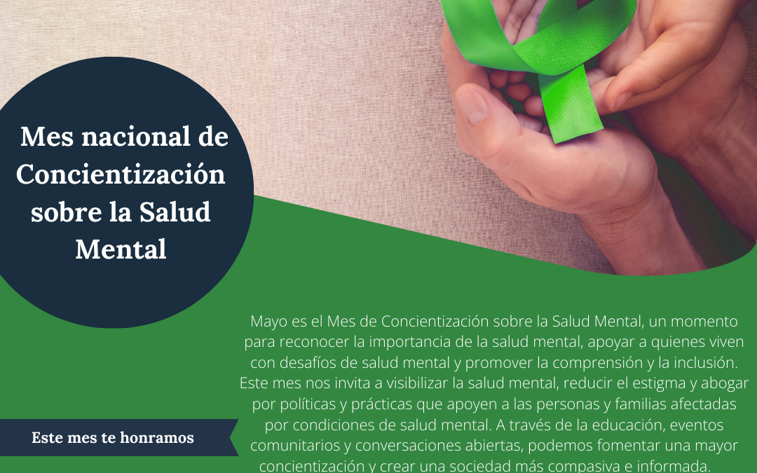 Mayo es el Mes de Concientización sobre la Salud Mental